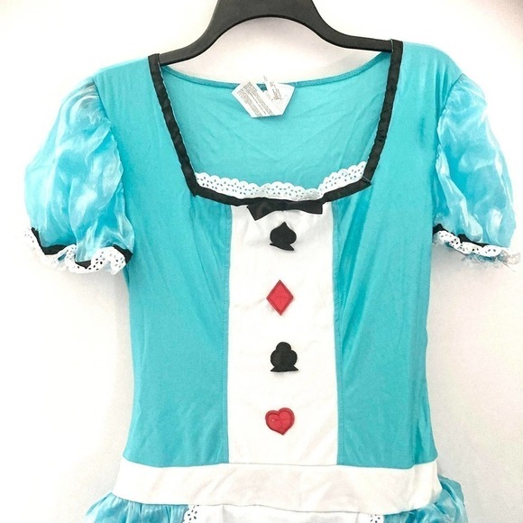 NWOT Junior's L Clever Alice Halloween Costume - Picture 4 of 9